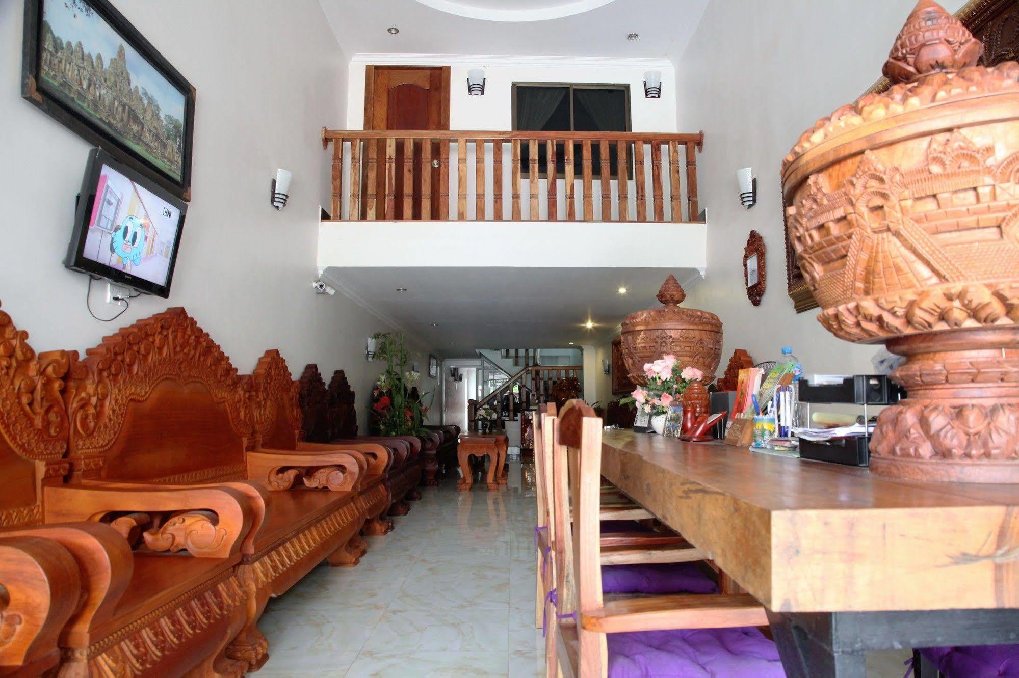 Angkor Udom Guesthouse Siem Reap Eksteriør billede